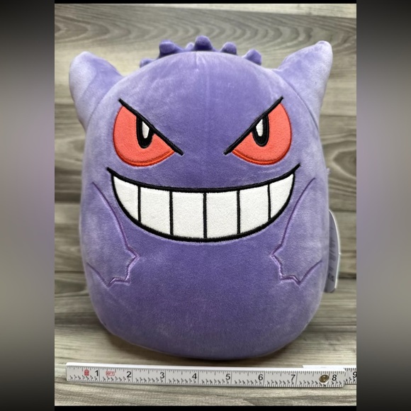 Squishmallows Pokemon Gengar 12" Purple New With Tags Rare Plush Toy Doll - Picture 15 of 16
